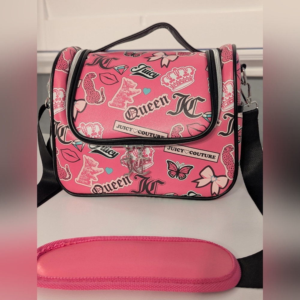 NWT Juicy Couture Large Insulated Tote/Shoulder/Crossbody Lunch/Snack Bag/Box - Picture 3 of 16